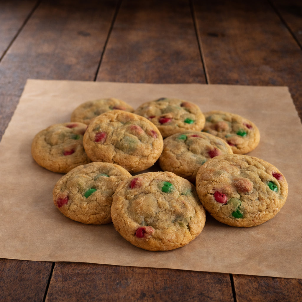 CLASSIC M&M COOKIES - DOZEN